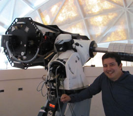 Eduardo Maureira, Ingeniero a cargo del desarrollo informático del Telescopio CATA 500