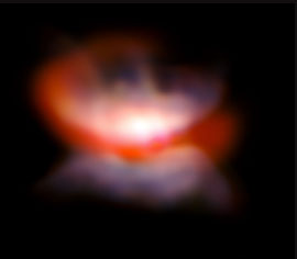 Imagen eso1523b
Imagen de la Estrella L2 Puppis y de sus alrededores obtenida con VLT/SPHERE y NACO