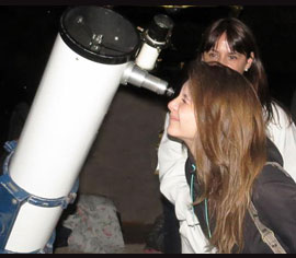 Sesiones de observación con telescopios portátiles de alta resolución