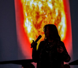 María Teresa Ruiz, en la presentación de ‘Hijos de las Estrellas‘