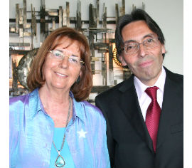 María Teresa Ruiz y Guido Garay, Director y Subdirector respectivamente del Centro de Excelencia en Astrofísica y Tecnologías Afines CATA