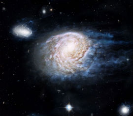 Las galaxias son gigantescas aglomeraciones de gas y polvo 