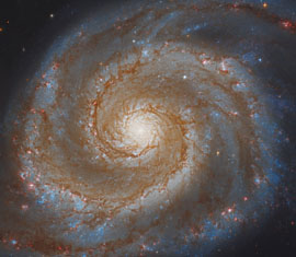 Galaxia espiral M51.